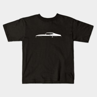 Ford Falcon 351 GT Coupe (XB) Silhouette Kids T-Shirt